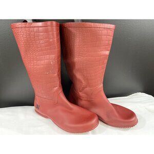 Butterfly Twist Women's Burgundy Shoes/Rain Boots Size 41/9.5 SKU 5930
